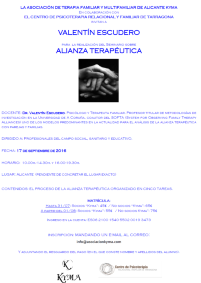 folleto alianza